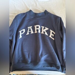 Parke Blue Mockneck